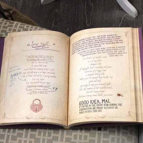 Disney Descendants: Mal's Spell Book Set Castlecore Kidcore Cosplay Goth Witch - Picture 5 of 8